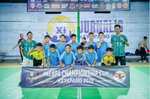 TIM FUTSAL MIN 1 KETAPANG SIAP HADAPI LAGA FINAL PEREBUTAN JUARA 3 PALAPA CHAMPIONSHIP CUP 2025